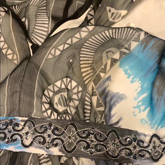 Whimsical blue goddess maxi - Picture 8 of 8